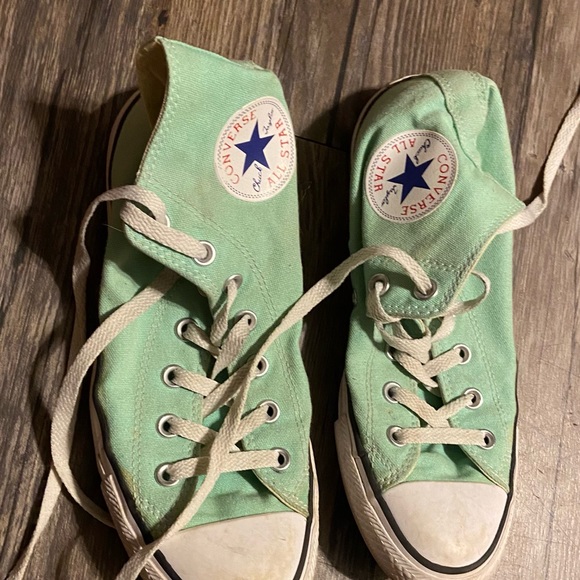 Converse Shoes - super cute teal converse, nothing wrong woth them just dont wear them